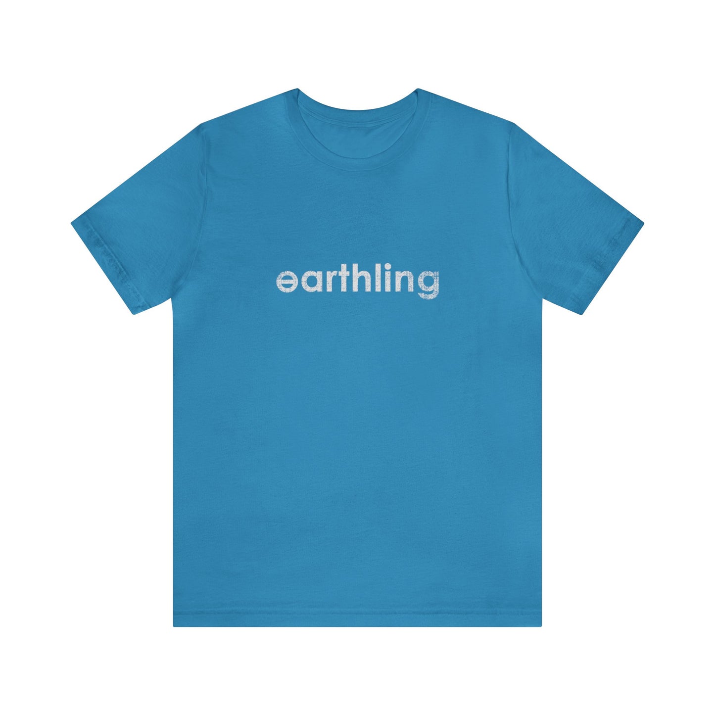 Earthling™ Logotype (dirty air) Unisex Jersey Short Sleeve Tee