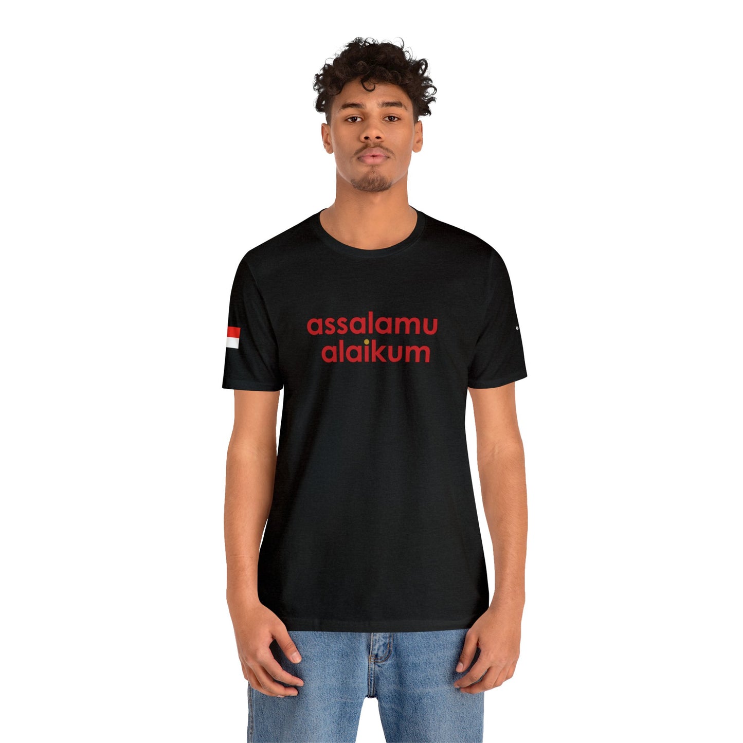 Assalamu alaikum Earthling™ Unisex Jersey Short Sleeve Tee