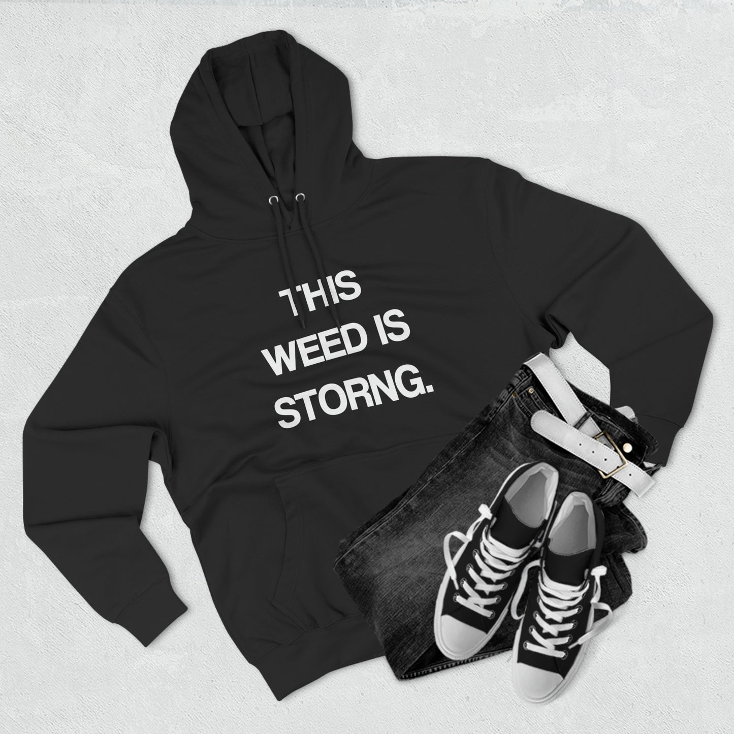 Strong Weed Fleece Hoodie