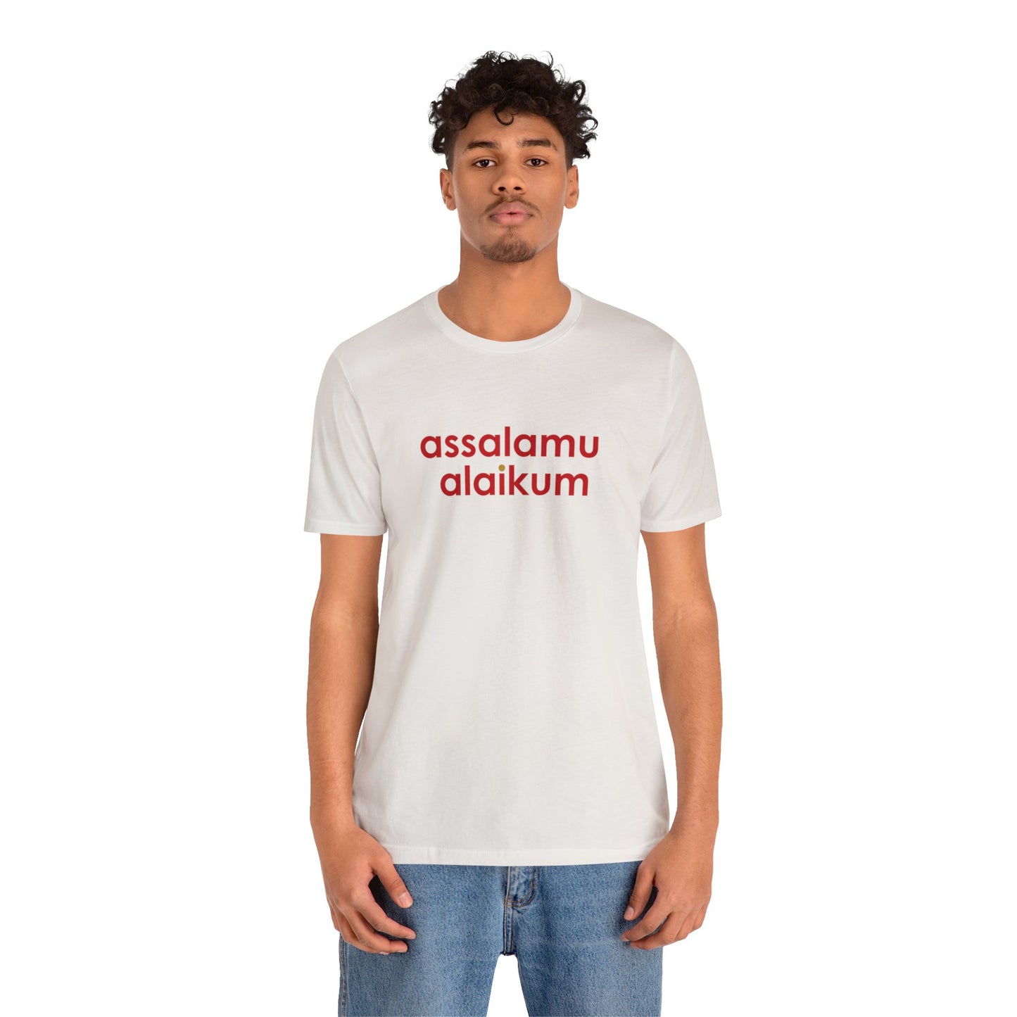 Assalamu alaikum Earthling™ Unisex Jersey Short Sleeve Tee