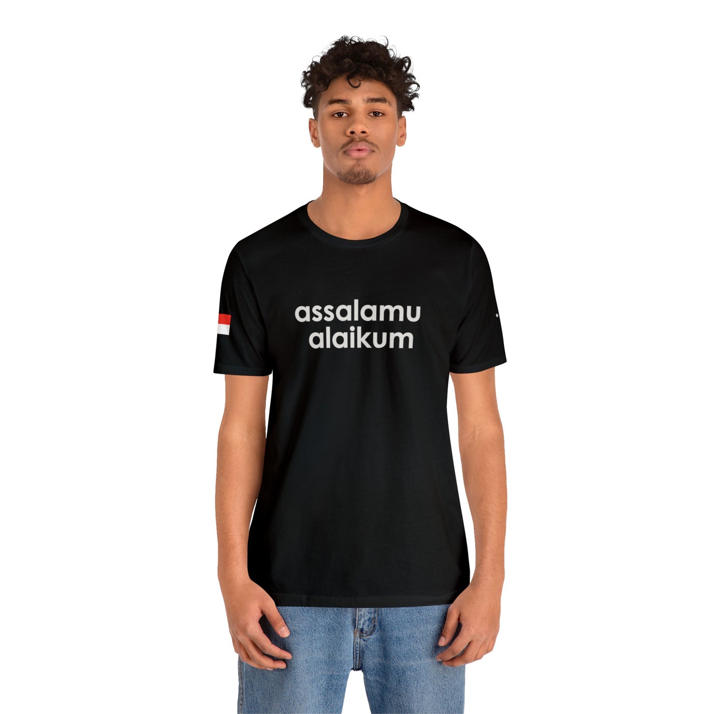 Assalamu alaikum Earthling™ Unisex Jersey Short Sleeve Tee