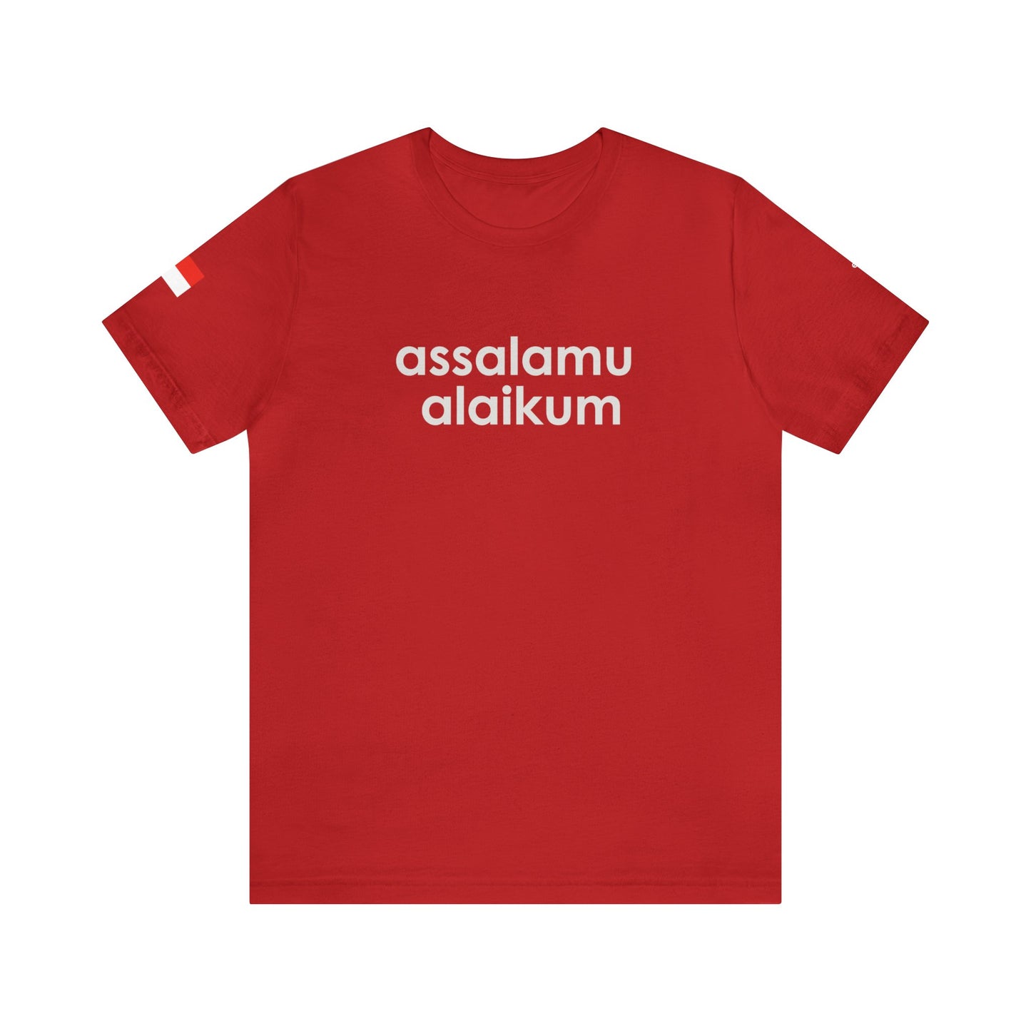 Assalamu alaikum Earthling™ Unisex Jersey Short Sleeve Tee