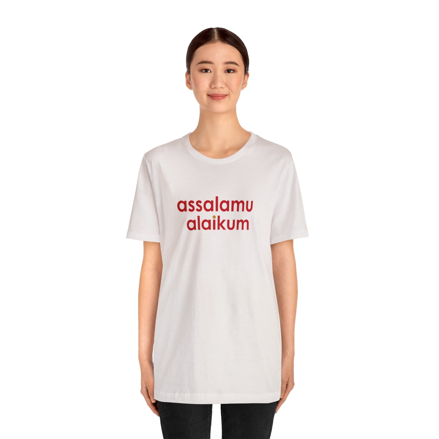 Assalamu alaikum Earthling™ Unisex Jersey Short Sleeve Tee