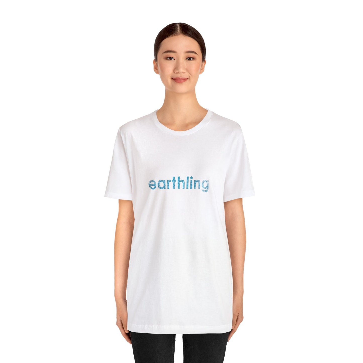 Earthling™ Logotype (dirty air) Unisex Jersey Short Sleeve Tee