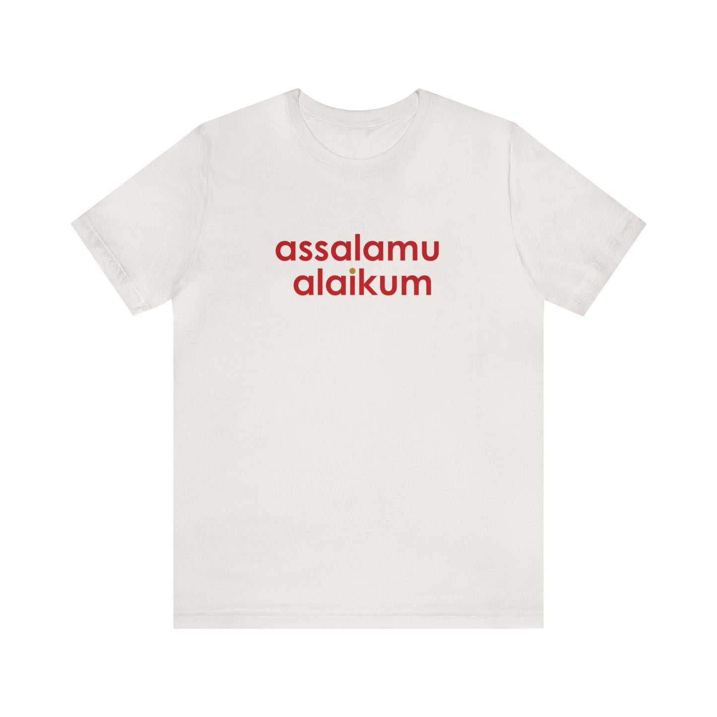 Assalamu alaikum Earthling™ Unisex Jersey Short Sleeve Tee