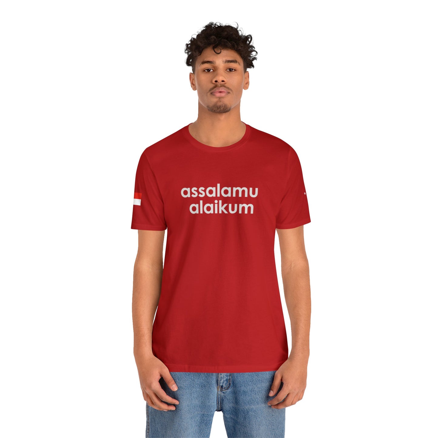 Assalamu alaikum Earthling™ Unisex Jersey Short Sleeve Tee