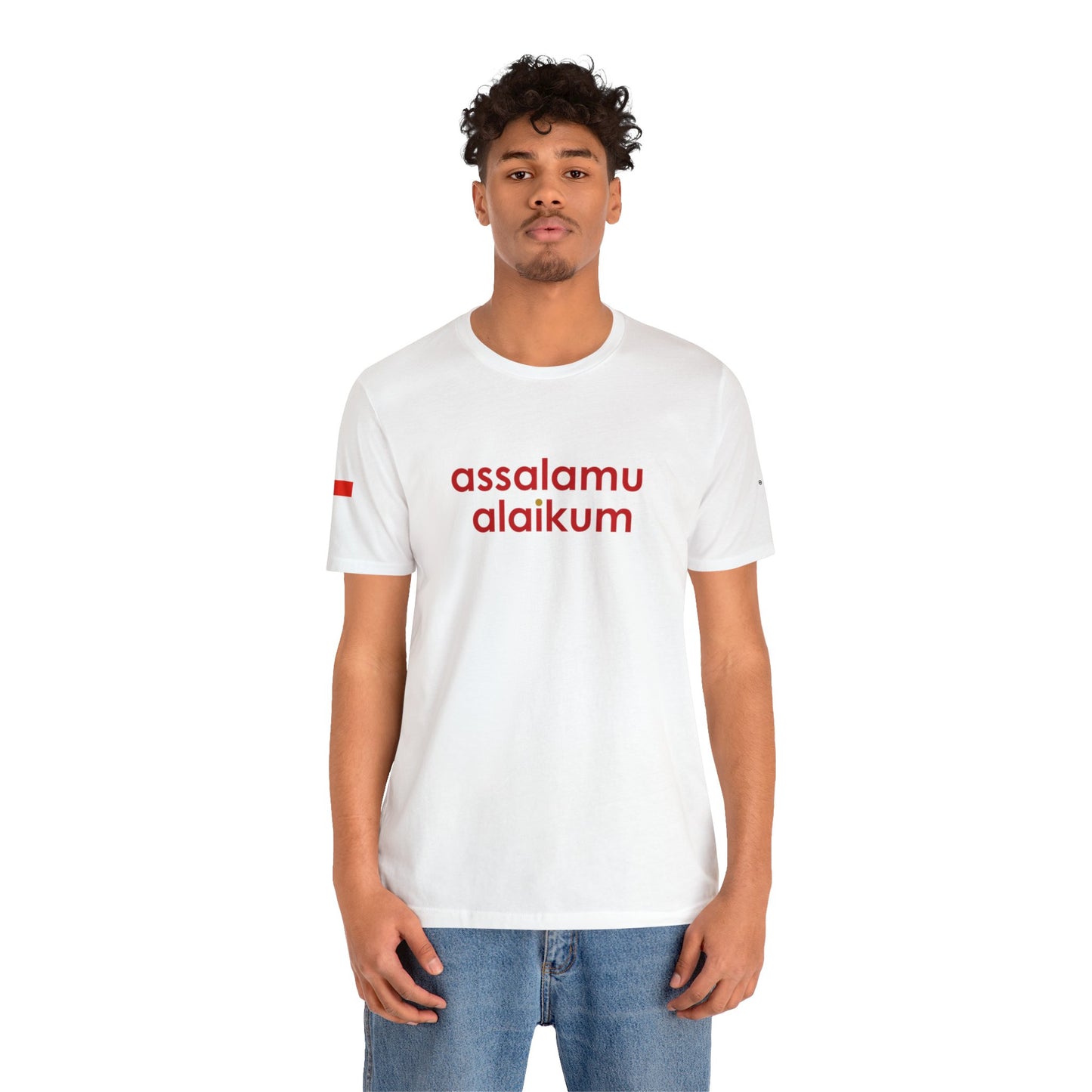 Assalamu alaikum Earthling™ Unisex Jersey Short Sleeve Tee