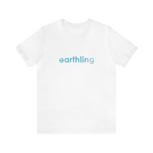 Earthling™ Logotype (dirty air) Unisex Jersey Short Sleeve Tee